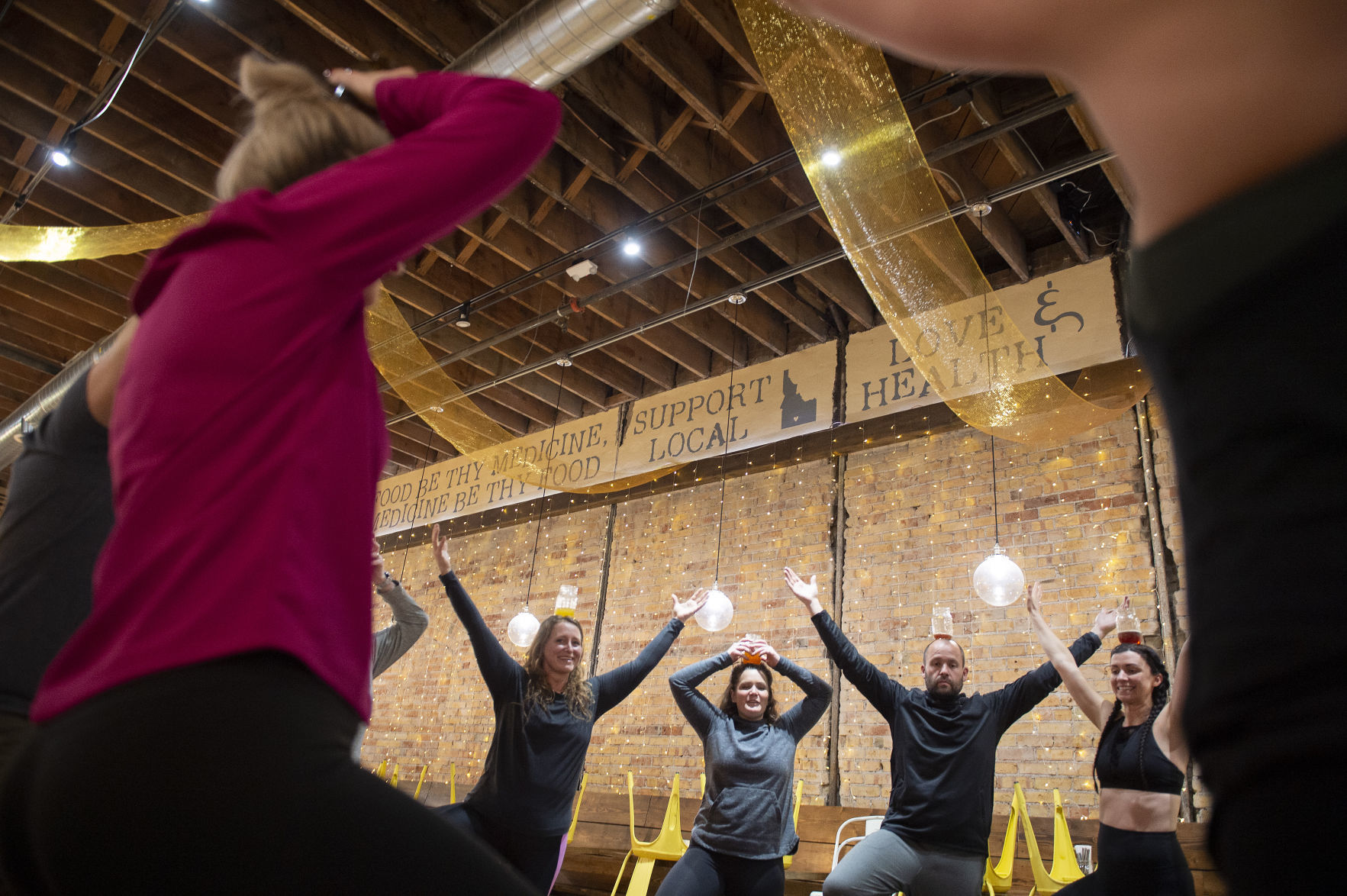 Beer Yoga at Yellow Brick Cafe
